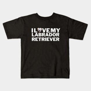 I love my labrador retriever Kids T-Shirt